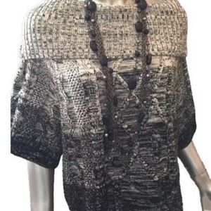 Ombré Cable Knit Sweater